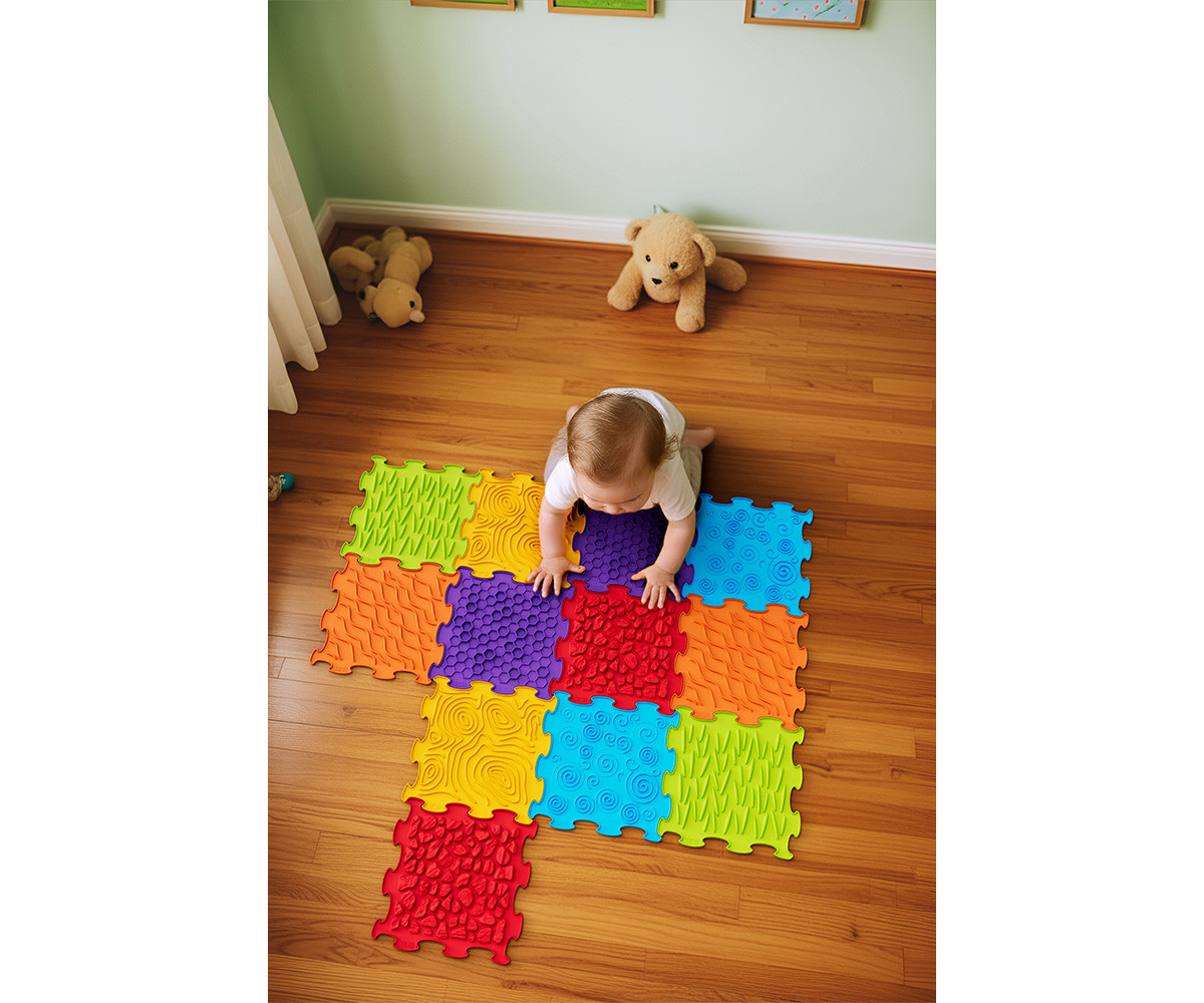 Alfombra Sensorial SoftBi 12 piezas