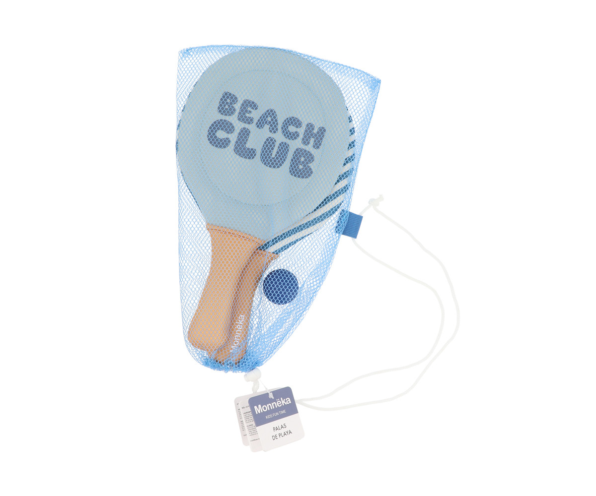 Palas de Playa Neopreno Stripes Blues & Beyond con Pelota