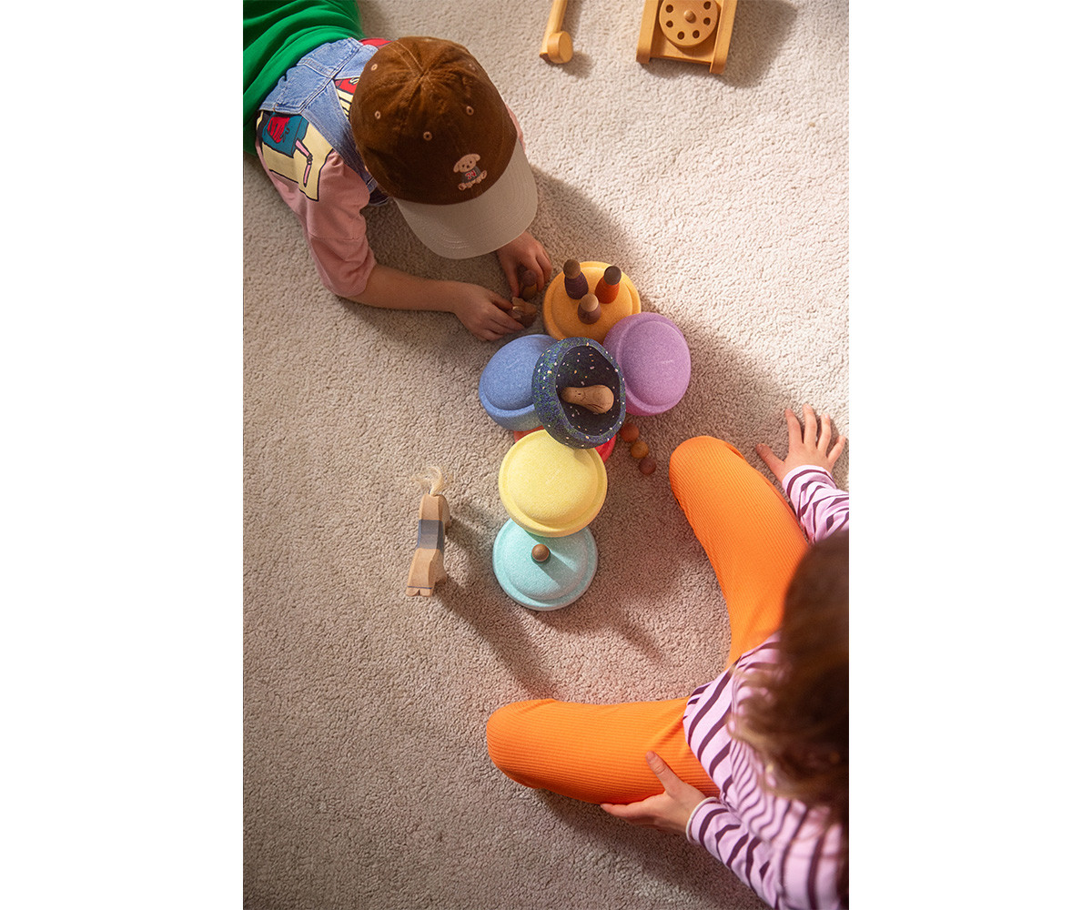 Stapelstein® Set Spring Special Original Mini Rainbow Pastel