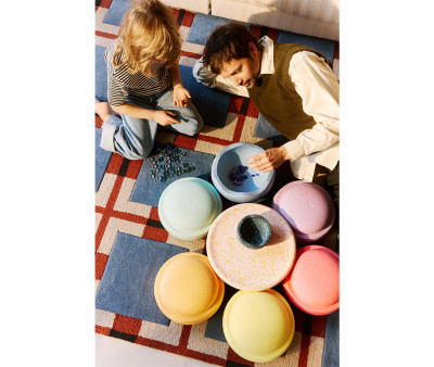 Stapelstein Set Spring Special Rainbow Complete Pastel