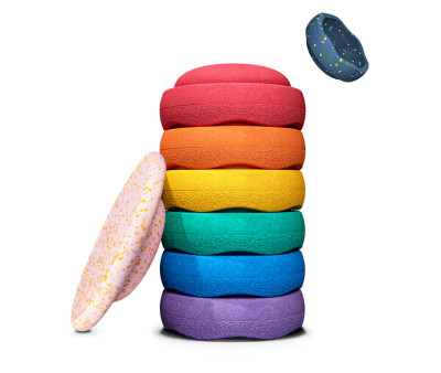 Stapelstein Set Spring Special Rainbow Complete Classic