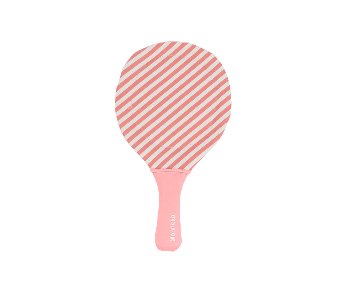 Palas de Playa Neopreno Stripes Bloom & Blush con Pelota