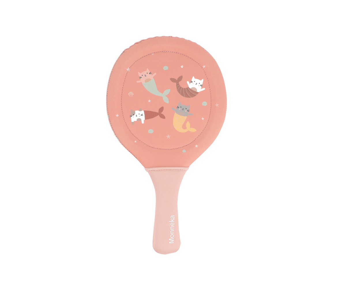 Palas de Playa Neopreno Mermaid Cats con Pelota