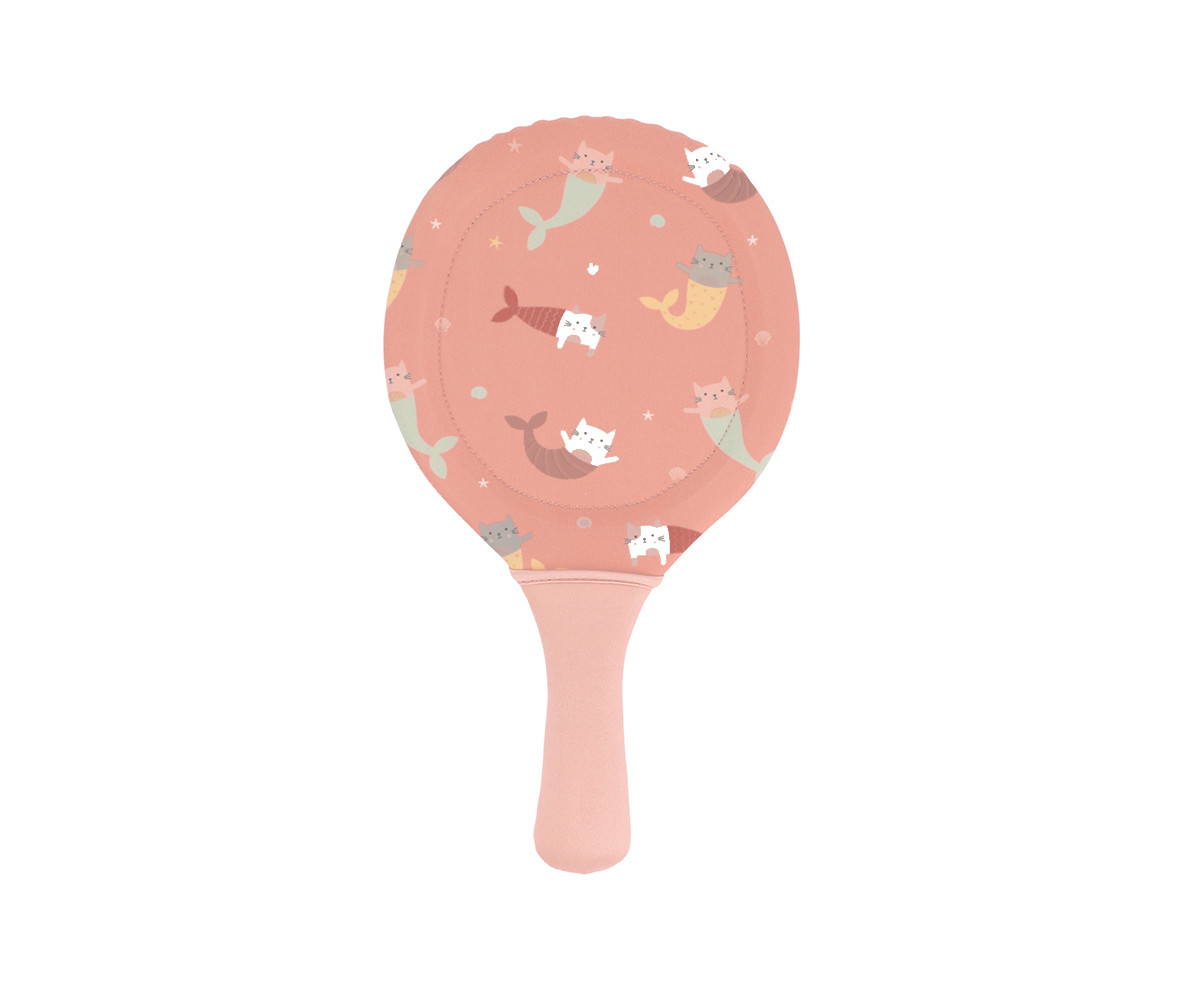 Palas de Playa Neopreno Mermaid Cats con Pelota