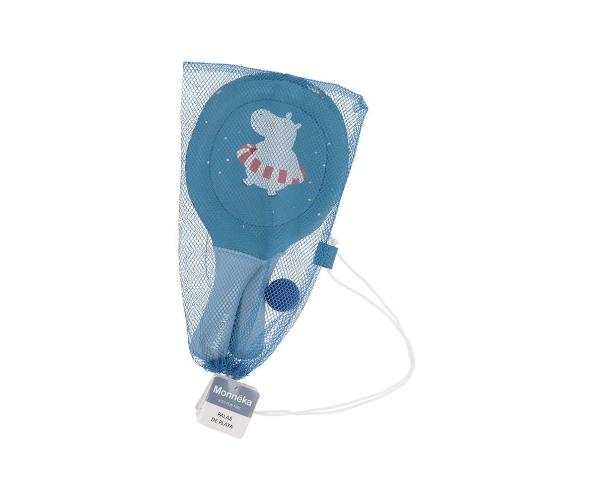 Racchette Spiaggia Neoprene Hippos