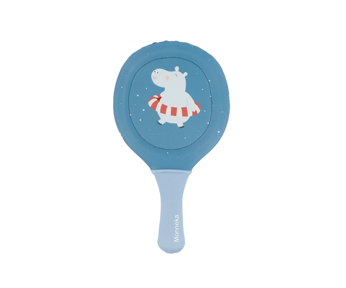 Racchette Spiaggia Neoprene Hippos