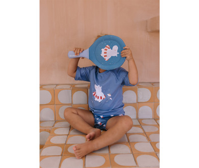 Racchette Spiaggia Neoprene Hippos