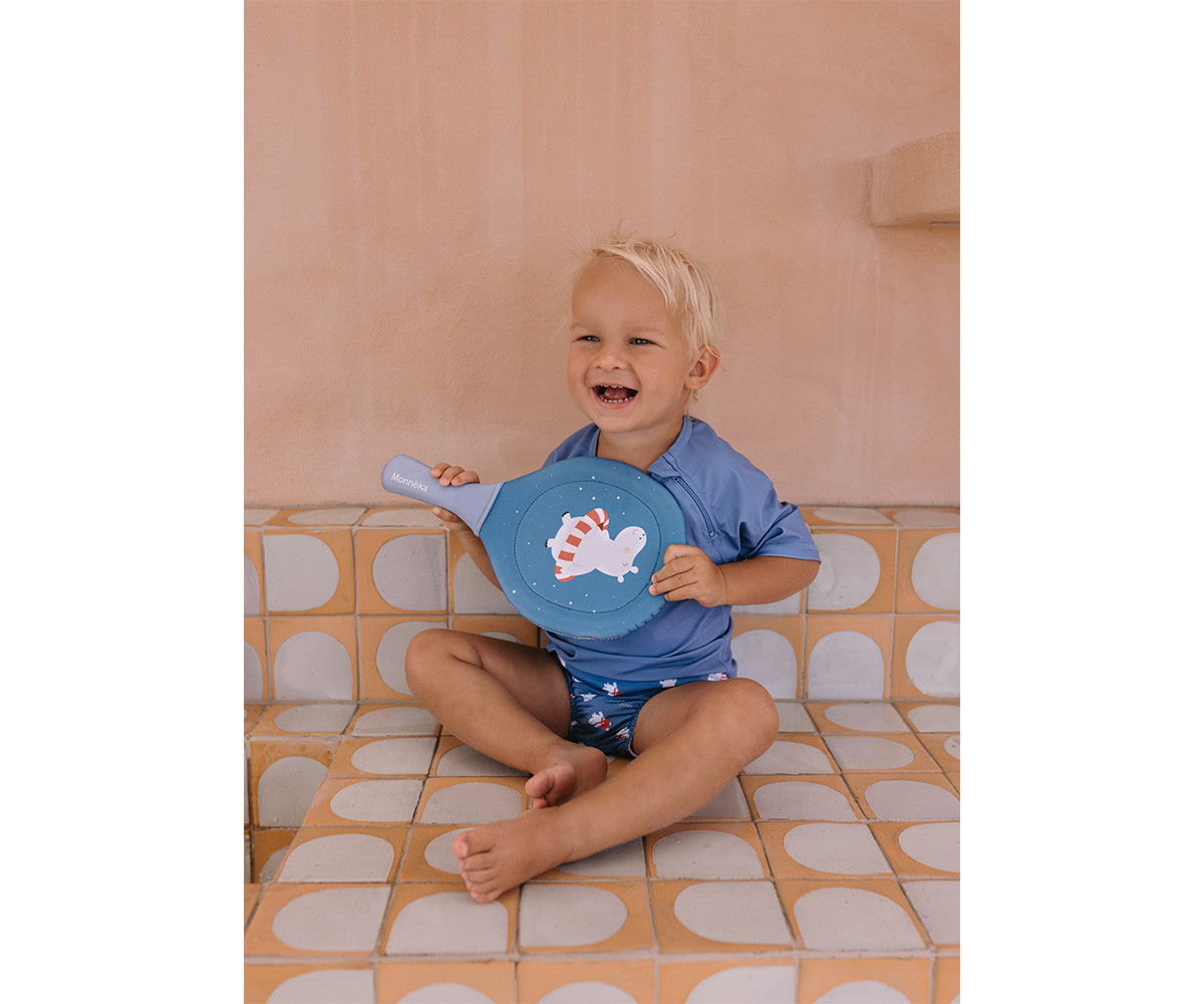 Racchette Spiaggia Neoprene Hippos