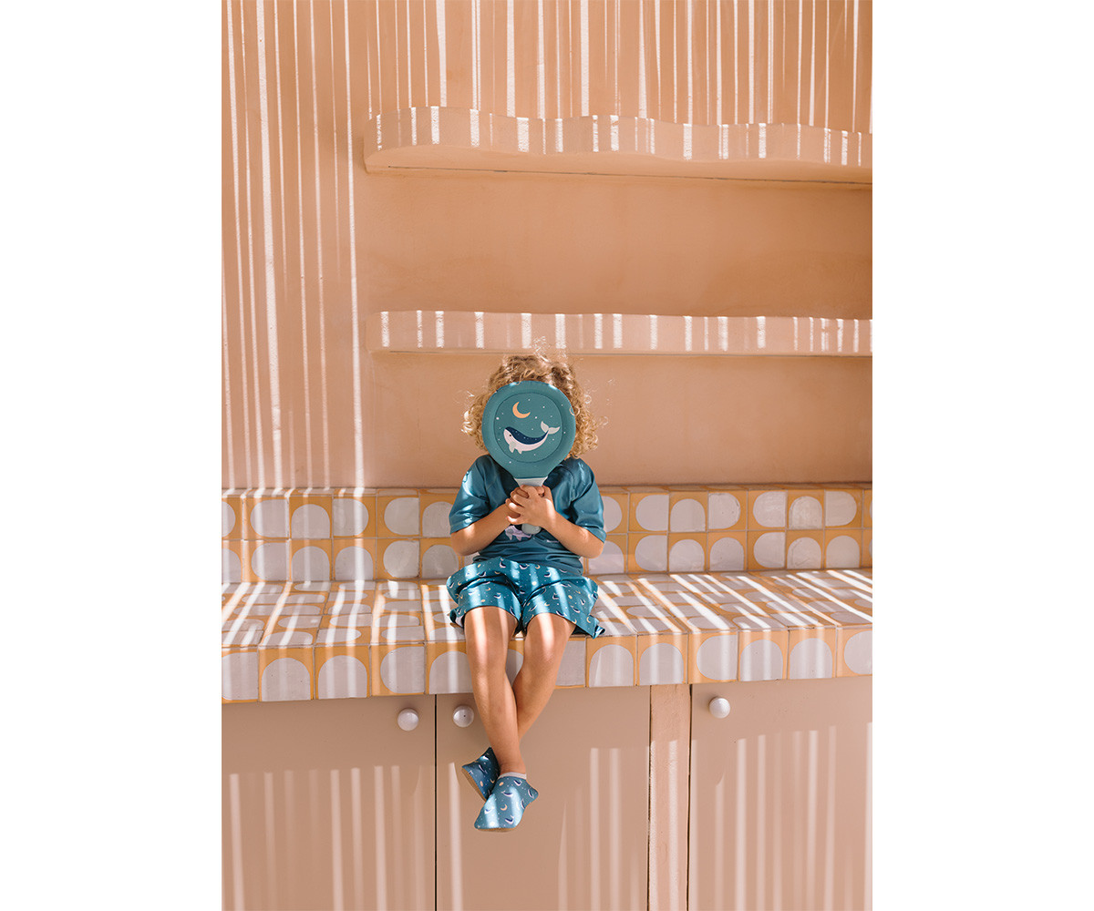 Racchette Spiaggia Neoprene Teal Whale