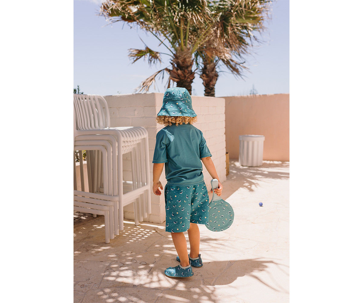 Racchette Spiaggia Neoprene Teal Whale