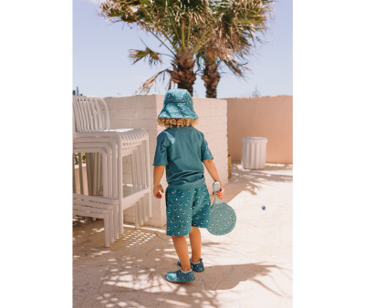 Racchette Spiaggia Neoprene Teal Whale