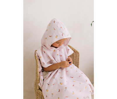 Poncho Spiaggia Mermaid Cats