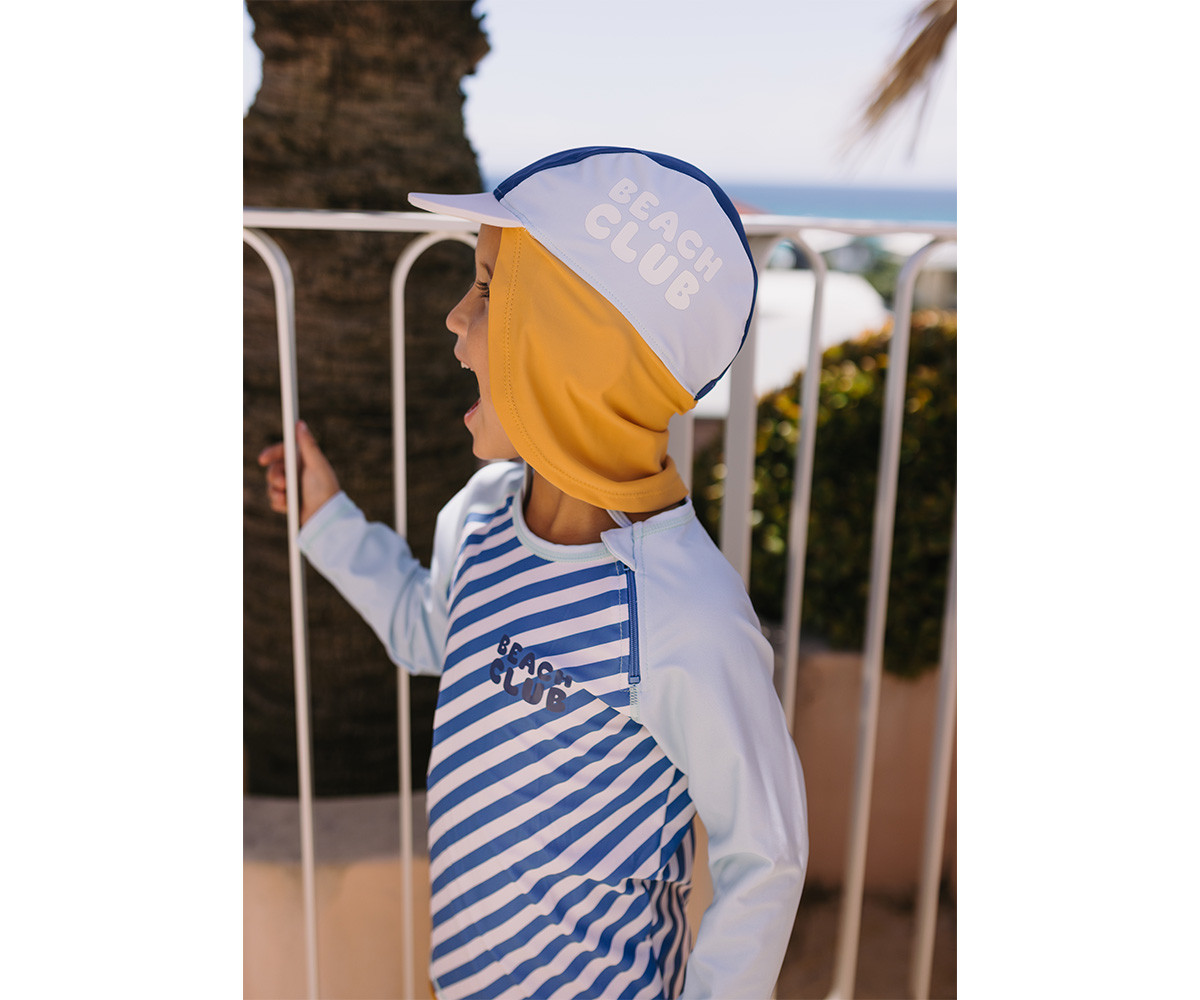 Gorro Playa Bebé Stripes Blues & Beyond