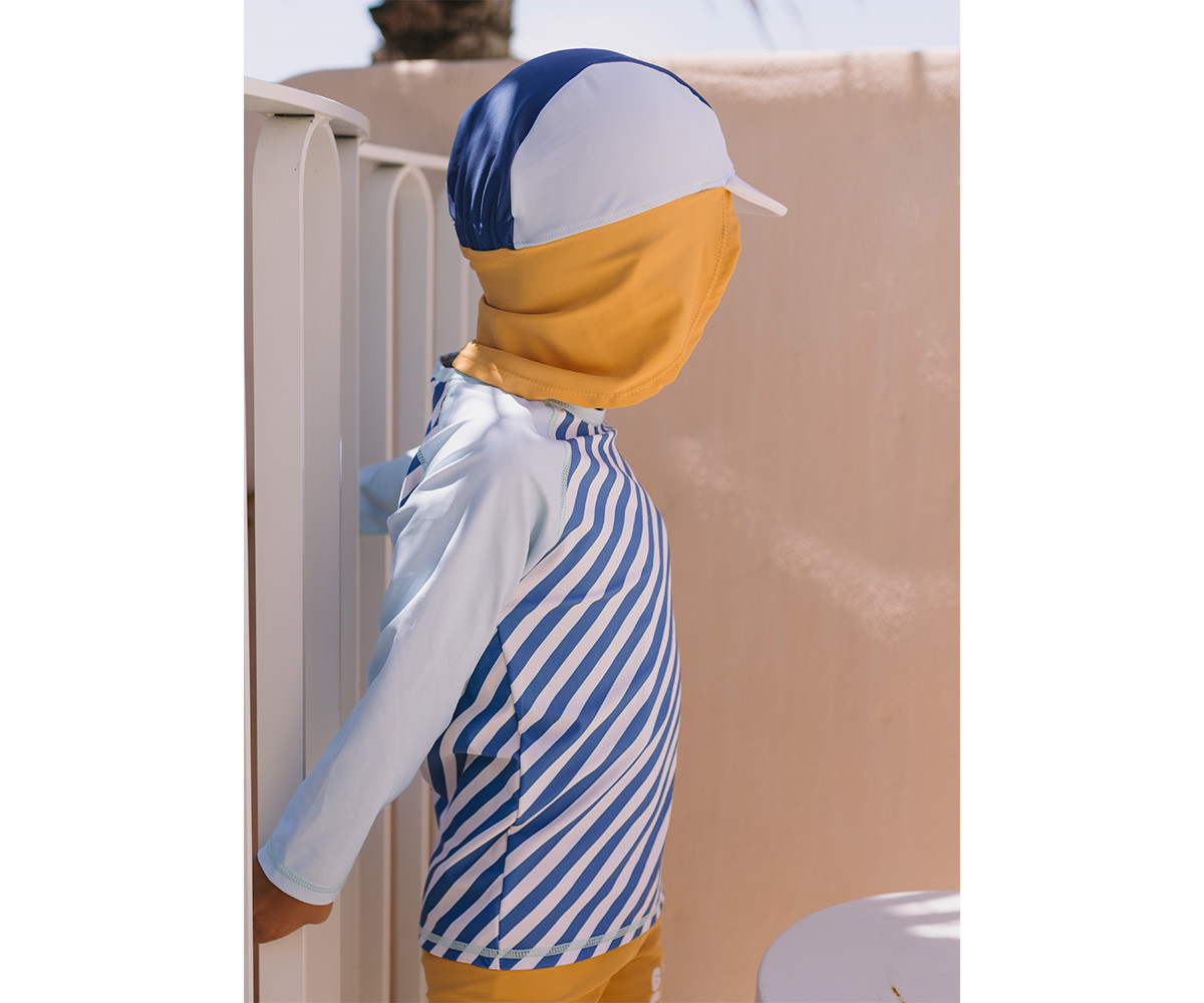 Gorro Playa Bebé Stripes Blues & Beyond