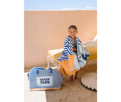 Toalla Playa Microfibra Stripes Blues & Beyond Personalizable