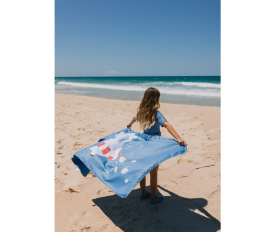 Toalla Playa Microfibra Hippos Personalizable