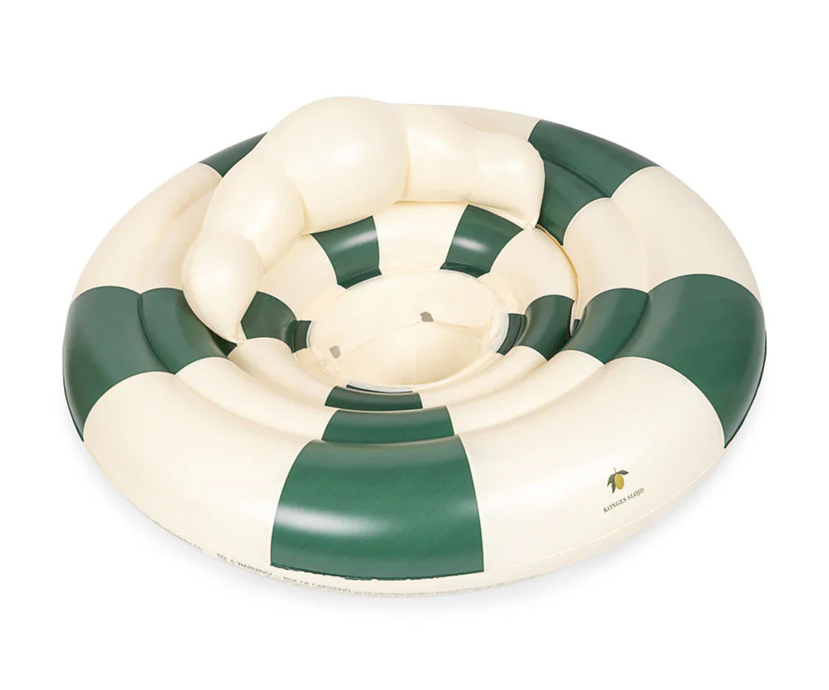 Anillo de Natación para Bebé Green Stripe