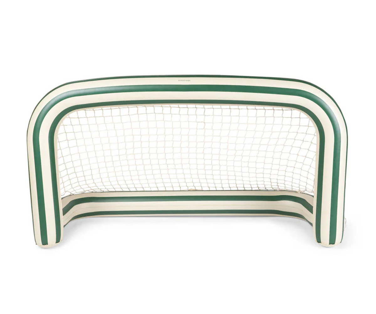 Portería Hinchable Flotante Green Stripes