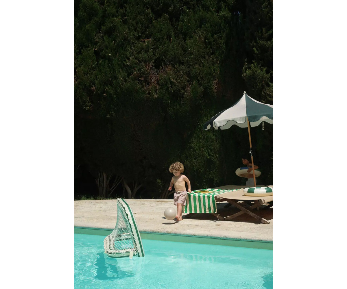 Portería Hinchable Flotante Green Stripes