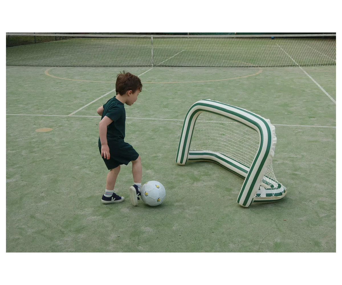 Portería Hinchable Flotante Green Stripes