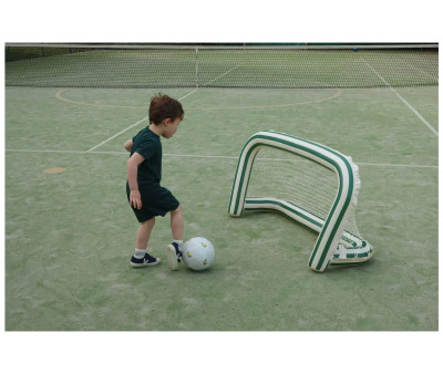 Portería Hinchable Flotante Green Stripes