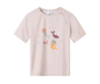 Camiseta de proteção solar Mermaid Cats