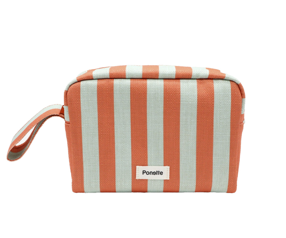 Neceser Menorca Rayas Naranja