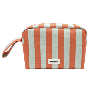 Neceser Menorca Rayas Naranja
