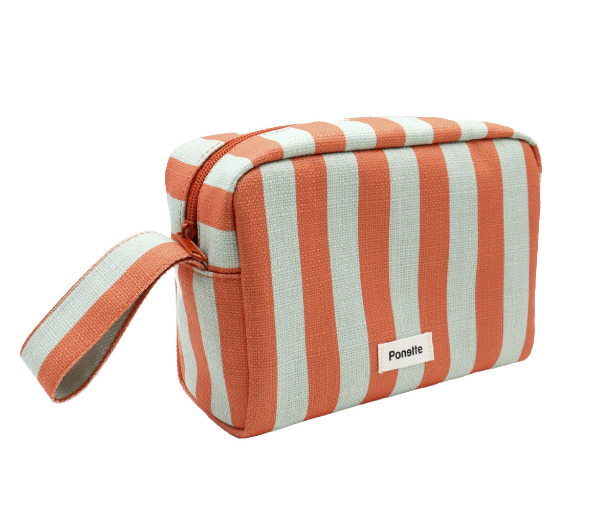 Neceser Menorca Rayas Naranja