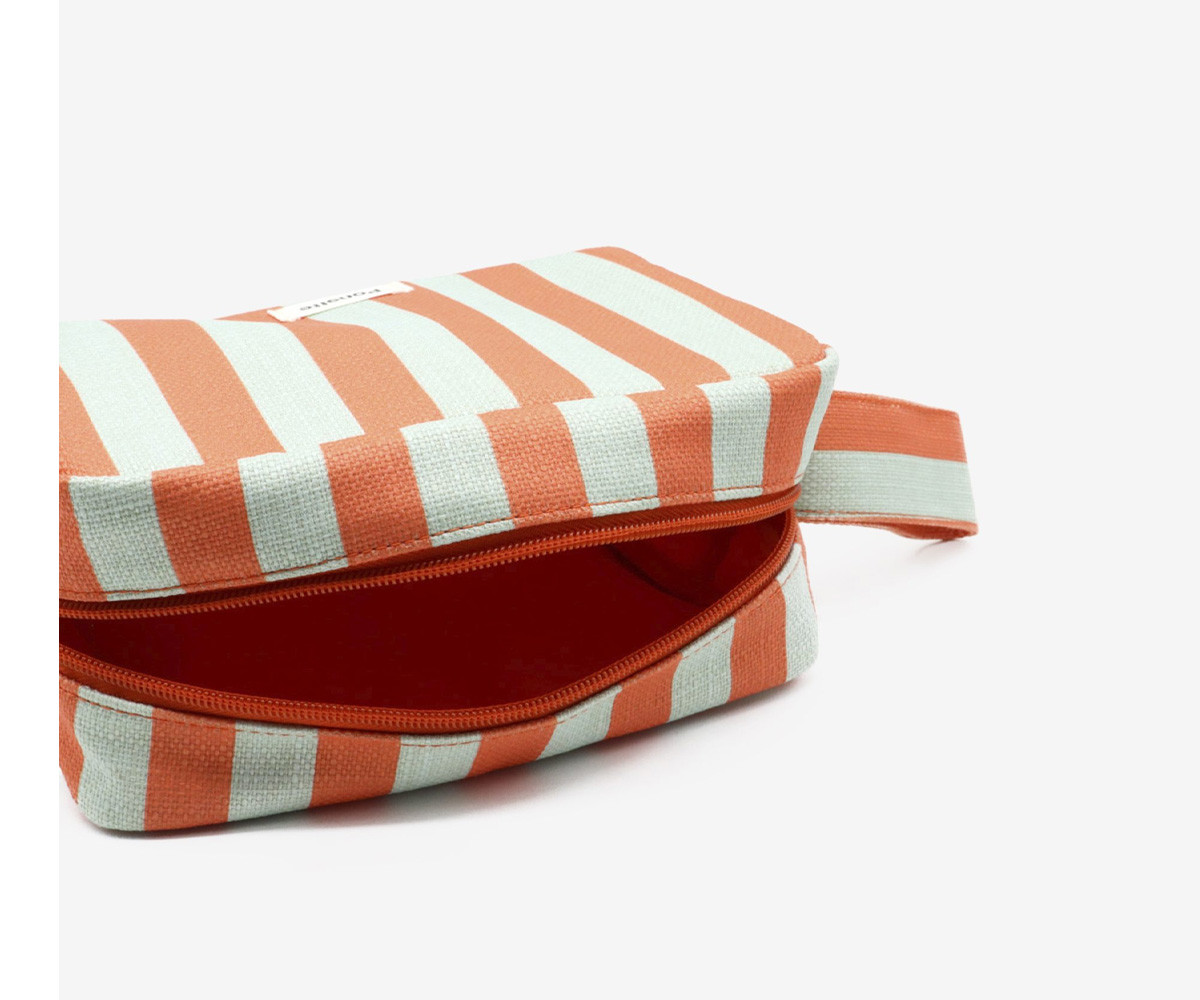 Neceser Menorca Rayas Naranja
