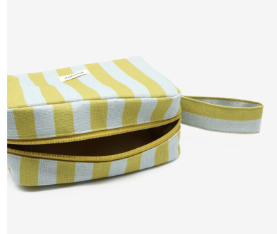 Neceser Menorca Rayas Mostaza