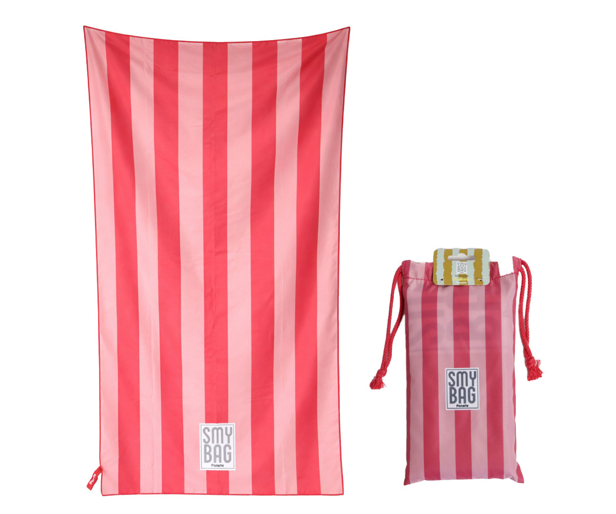 Toalla Playa Menorca Rosa Personalizable