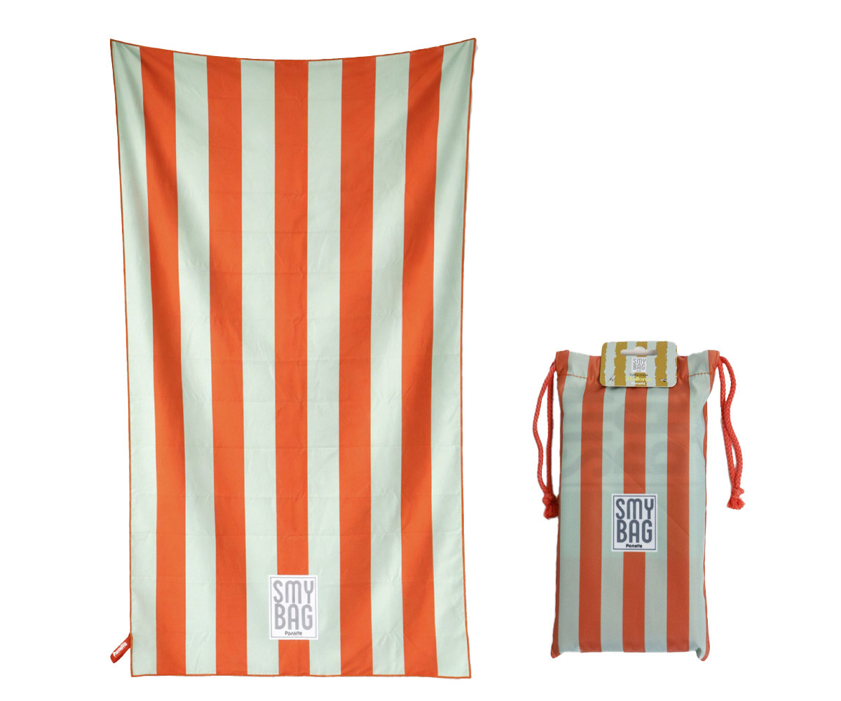 Toalla Playa Menorca Naranja Personalizable