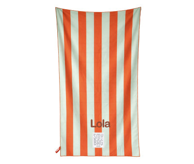 Toalla Playa Menorca Naranja Personalizable
