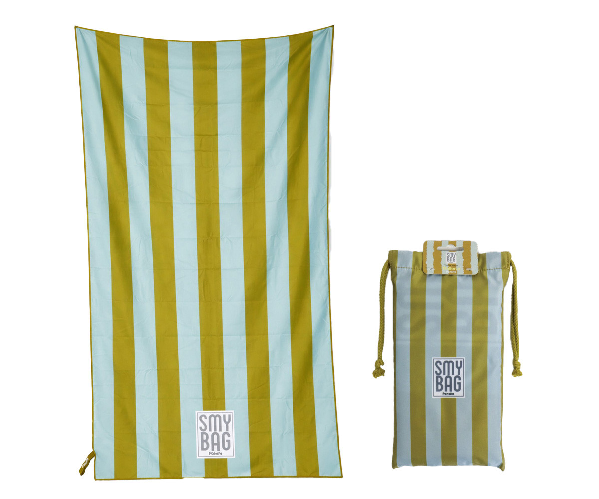 Toalla Playa Menorca Mostaza Personalizable