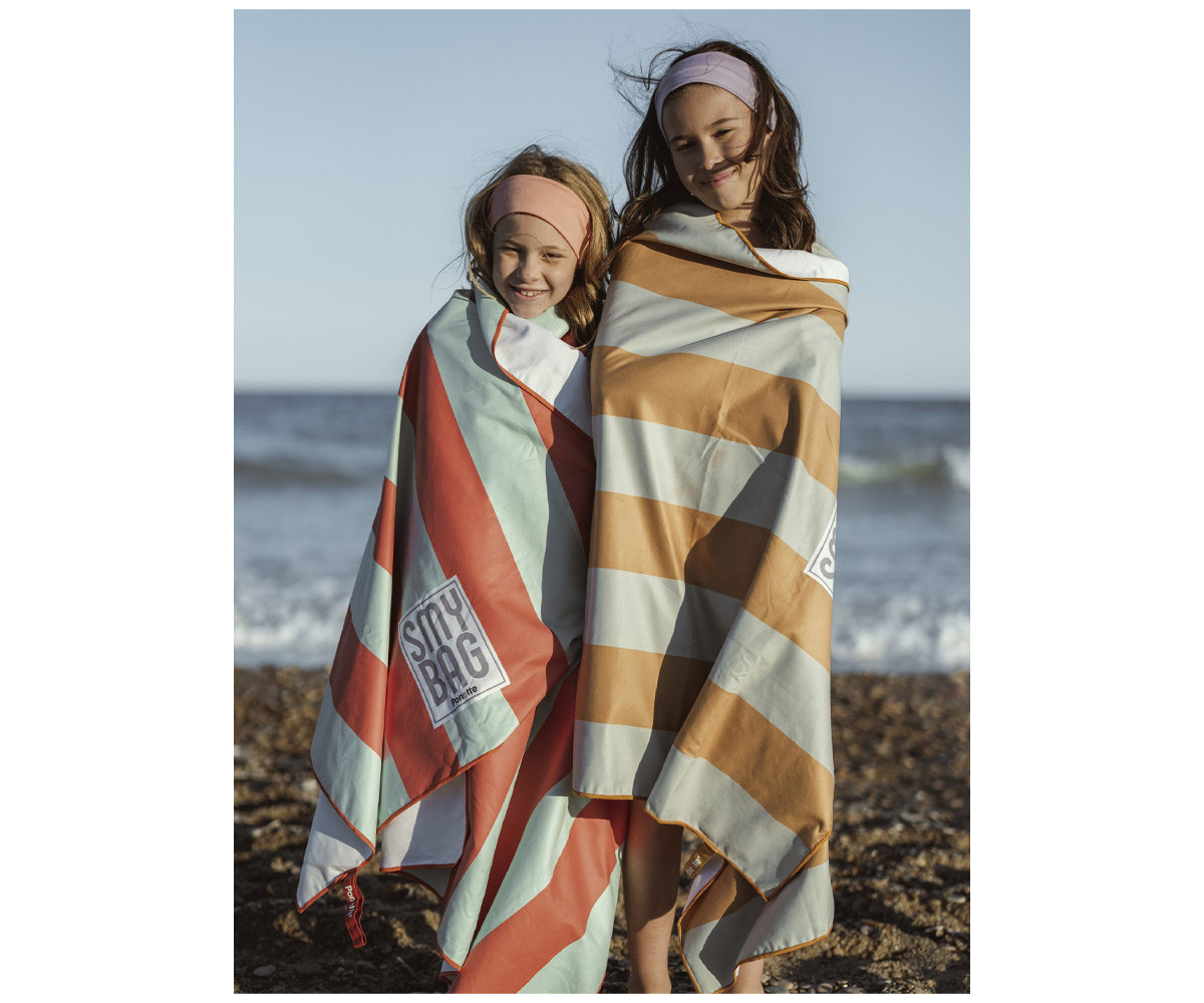 Toalla Playa Menorca Mostaza Personalizable