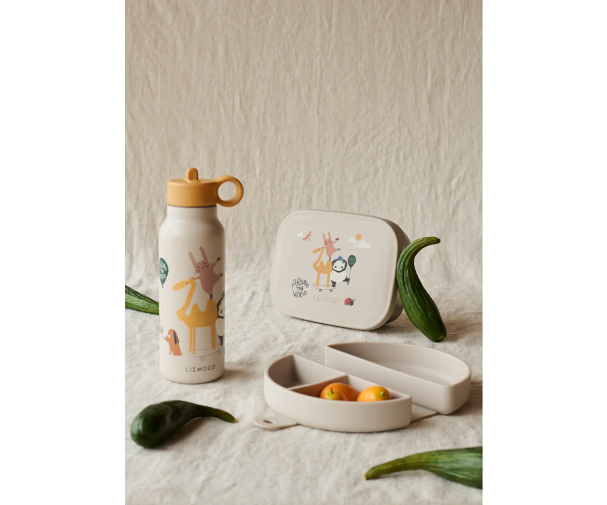 Caja Plegable para Aperitivos Peach/Sea Shell