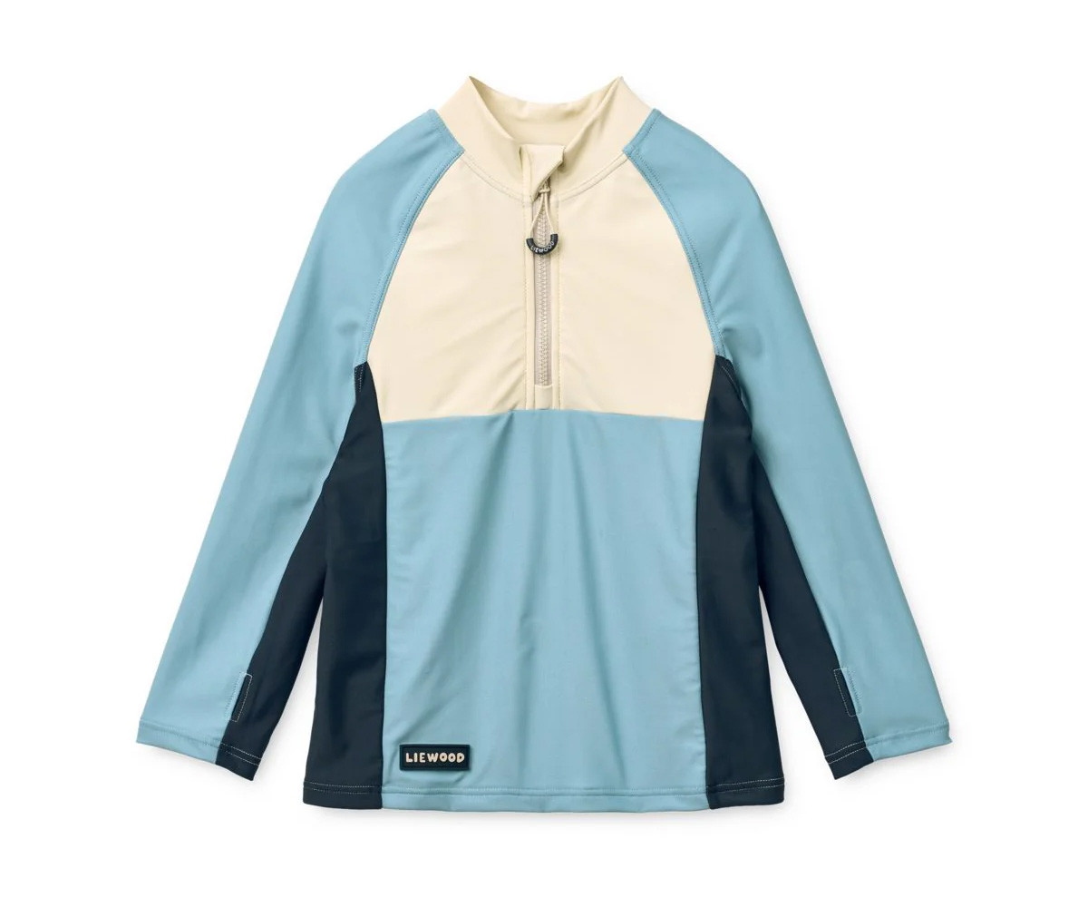 Camiseta Protección Solar Manga Larga Oluf Beach Blue Mix