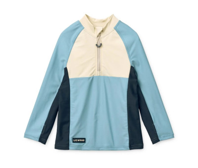 Camiseta Protección Solar Manga Larga Oluf Beach Blue Mix