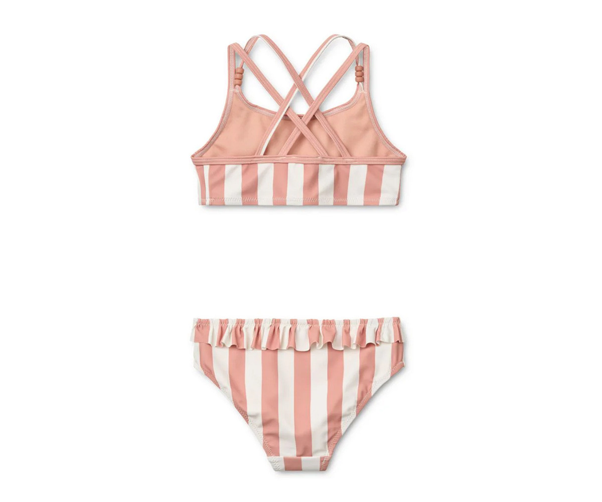 Bikini Infantil Belle Striped Coral Blush/Creme de la Creme Stripe