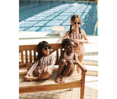 Bikini Infantil Belle Striped Coral Blush/Creme de la Creme Stripe