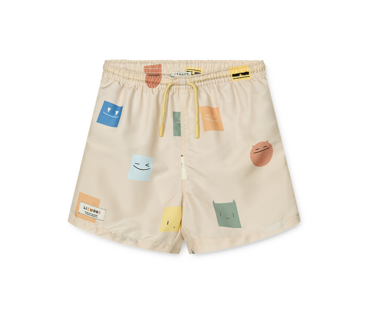 Short de Baño Estampado Duke Smiley Sandy