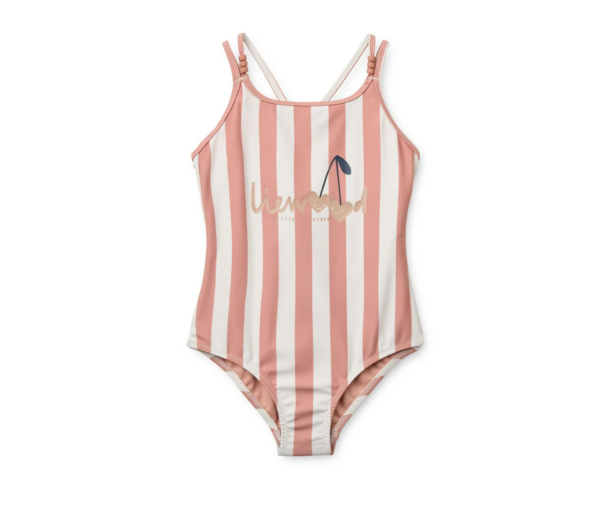 Costume Intero Suna Stripe Coral Blush/Creme