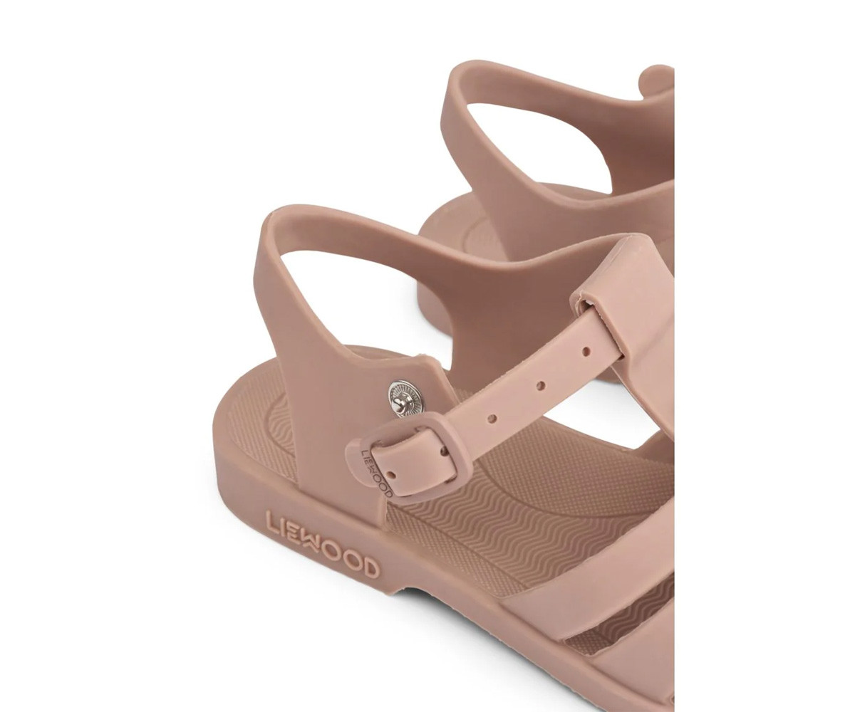 Cangrejeras Bre con Charms Peach/Dark Rose