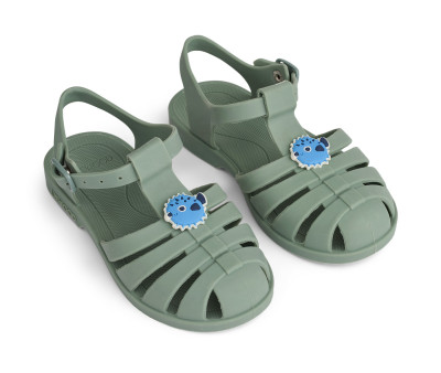 Cangrejeras Bre con Charms Puffer/Peppermint