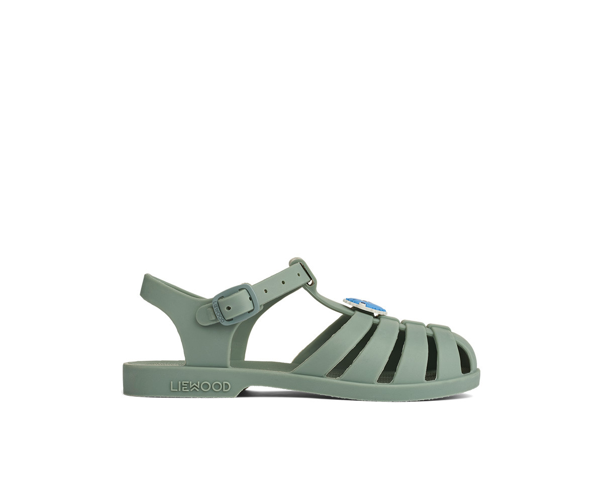 Cangrejeras Bre con Charms Puffer/Peppermint