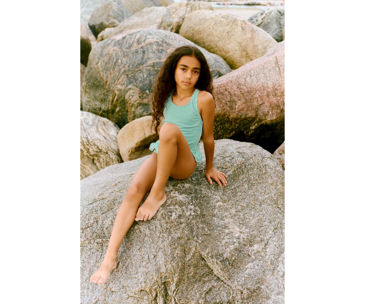 Bañador Amara Striped Bright Garden/Creme de la Creme