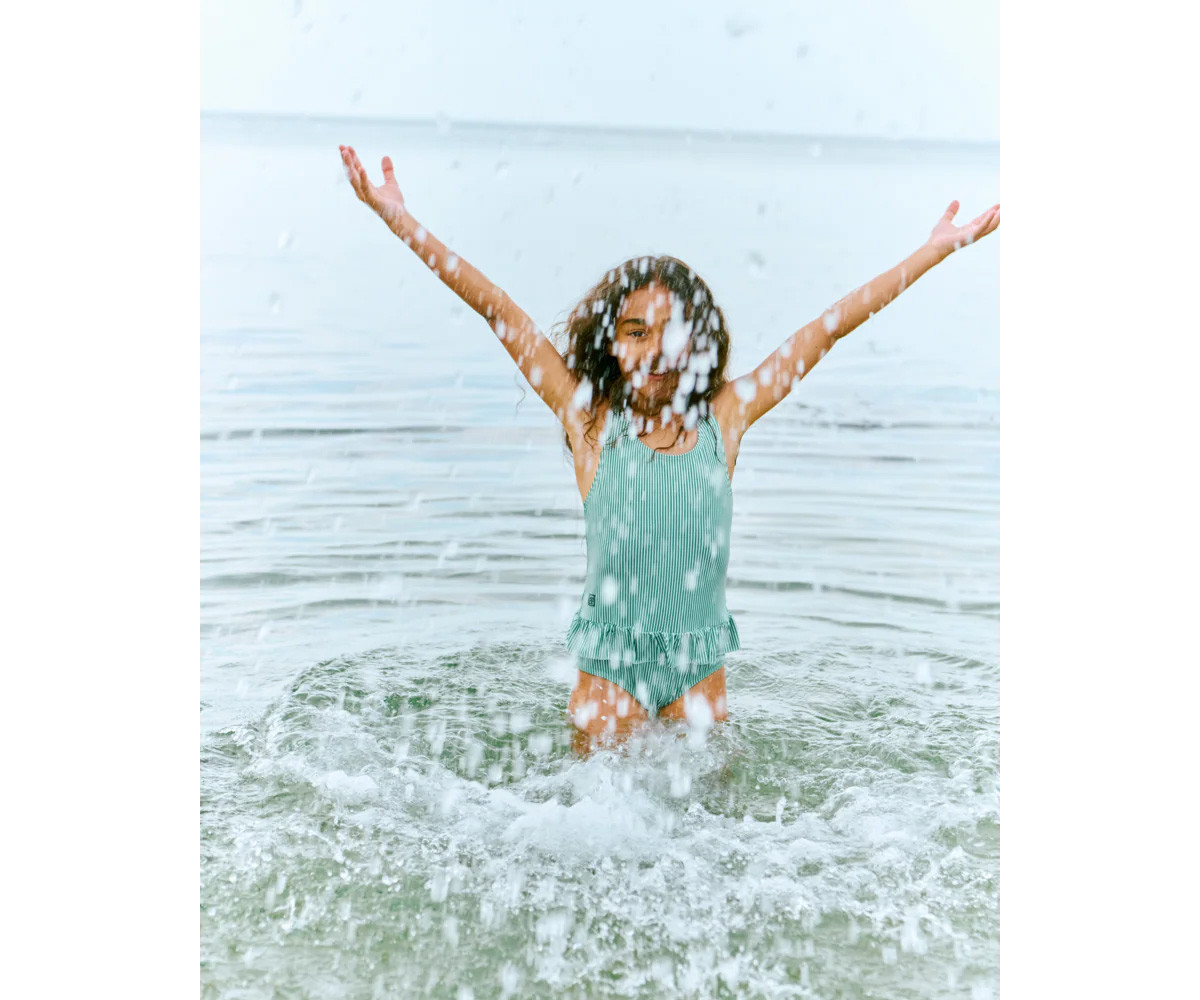 Bañador Amara Striped Bright Garden/Creme de la Creme