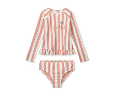 Conjunto de Baño Dagny Coral Blush/Creme de la Creme