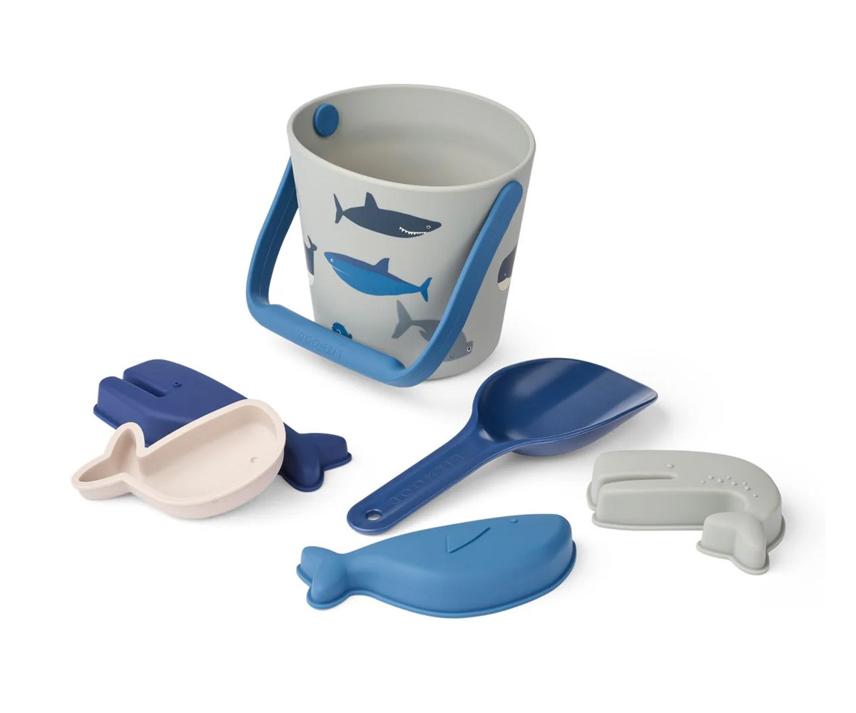 Set de Playa Gilma Shark/Dove Blue